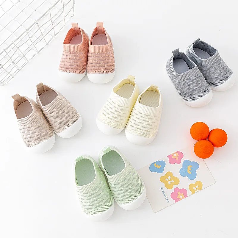 Baby Sneaker Casual Flat Sneakers Shoes Kids Shoes Anti-slip Soft Rubber Bottom  Children size Girls Boys Sports Shoes Spring
