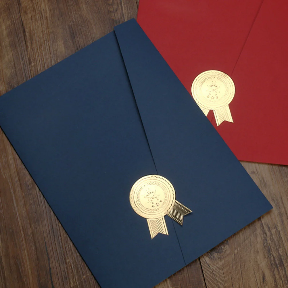 Certificado Diploma Titular Honor Shell Envelopes Pasta Graduação Papel Prêmio Capa Personal
