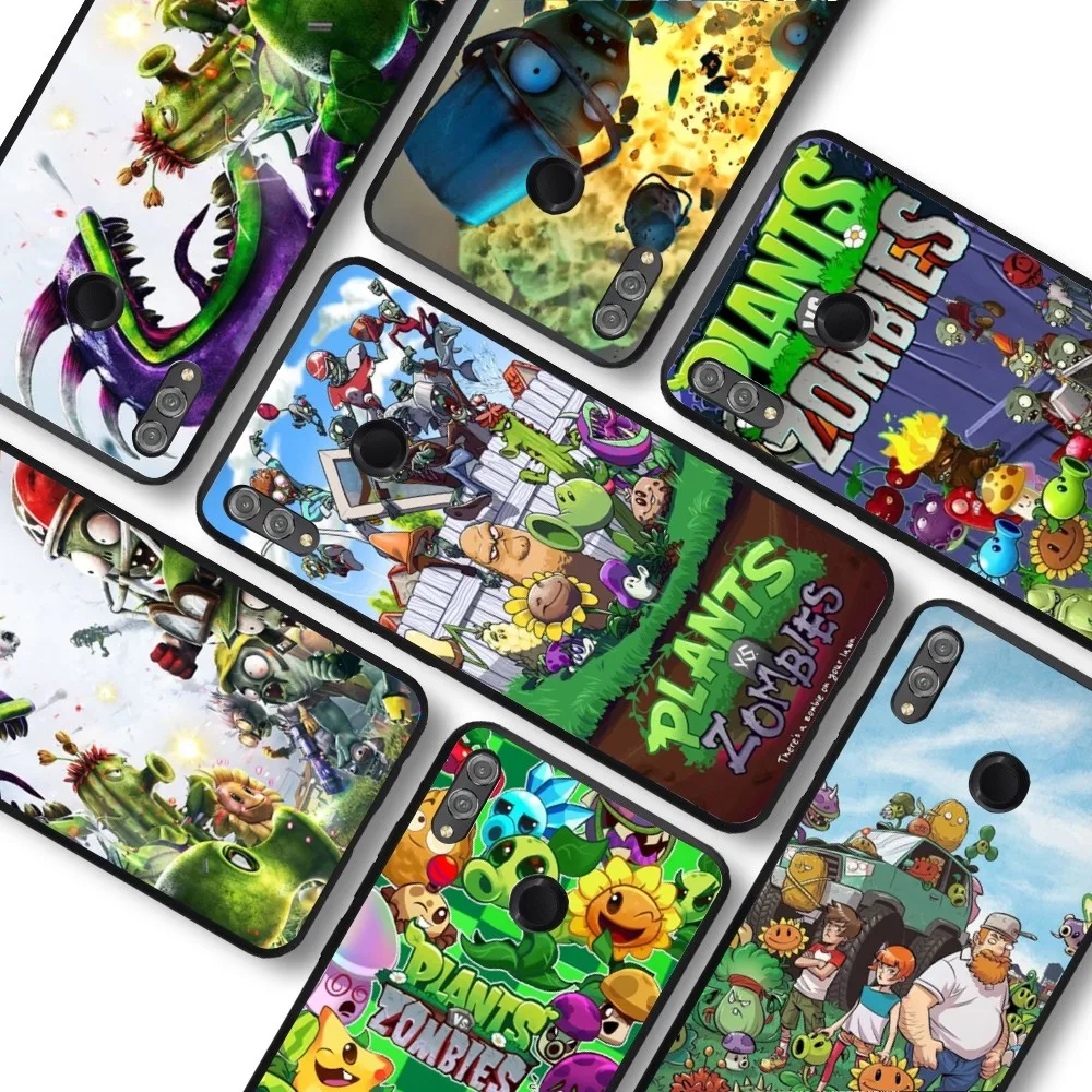 Game P-Plants Vs Z-Zombies Phone Case For Huawei Honor 10 lite 9 20 7A 9X 30 50 60 70 pro plus Soft Silicone Cover