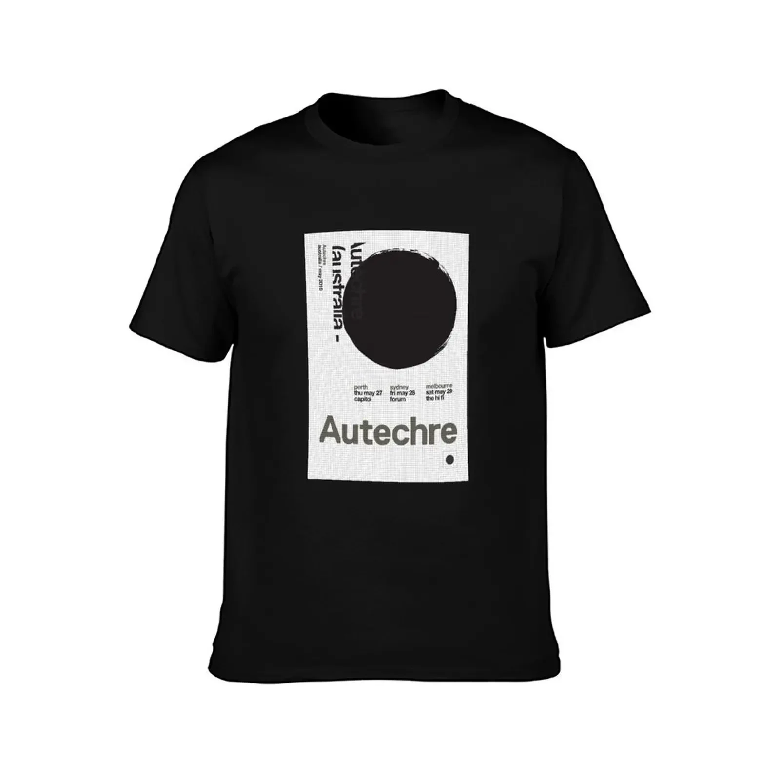 Autechre Graph Paper T-Shirt luxury designer blacks shirts men graphic