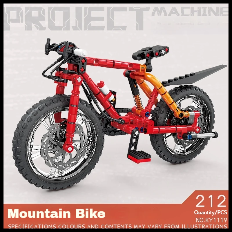

Mountain Bike Building Blocks Model Technic Bicycle Assembly Set Educational DIY Toy Creative Construction Kit for Kids Boys