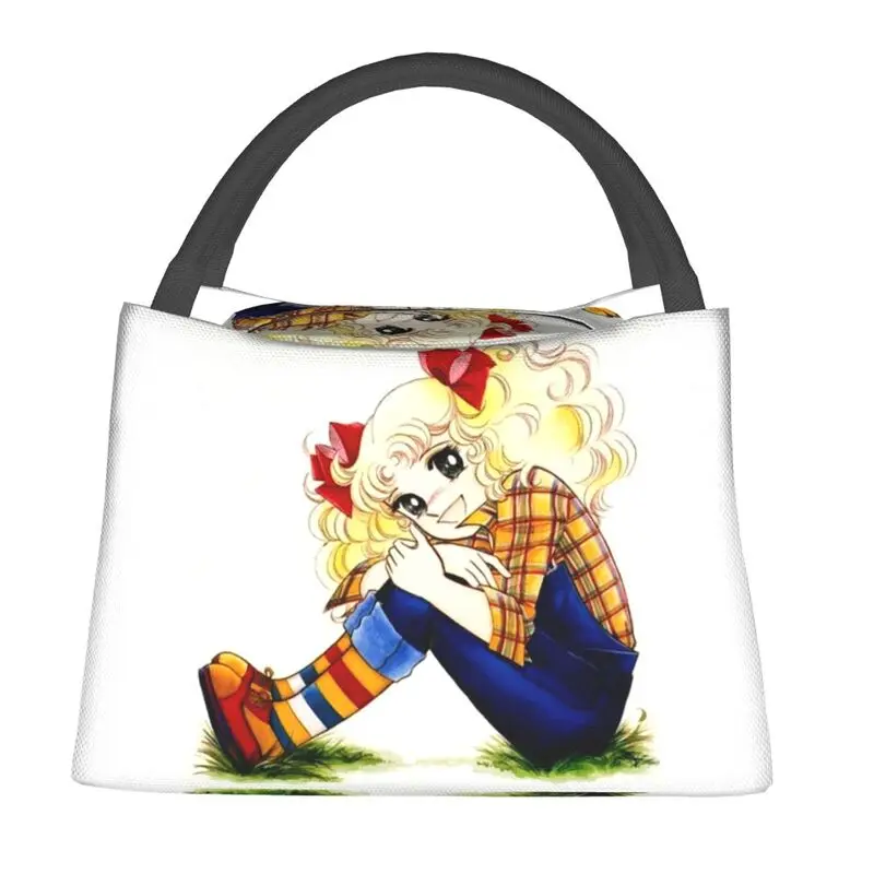 Custom Candy Candy Anime Manga Insulated Lunch Tote Bag for Women Resuable Cooler Thermal Food Lunch Box Hospital Office