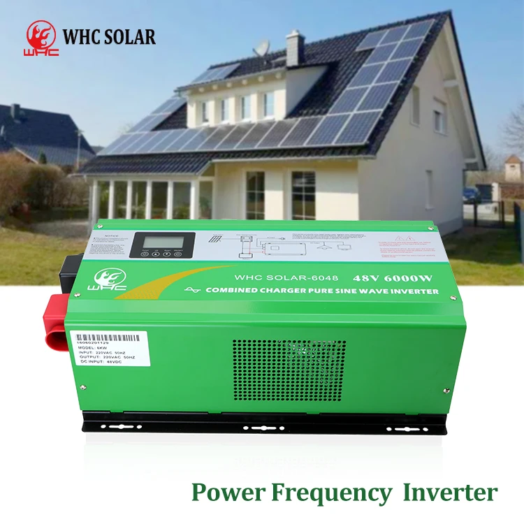 WHC off grid Solar Inverters Low Frequency Inverters Pure Sine Wave Combined Charger 48V mppt Solar Inverters hybrid