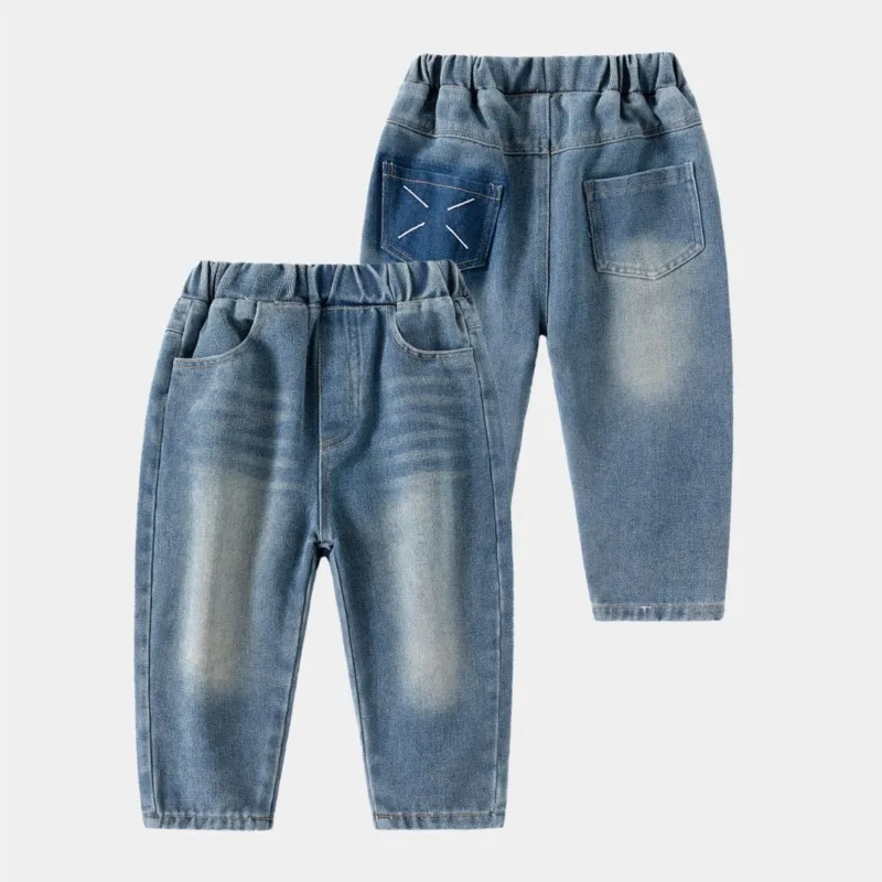 

Children's denim pants spring and fall new 2024 children's pants
