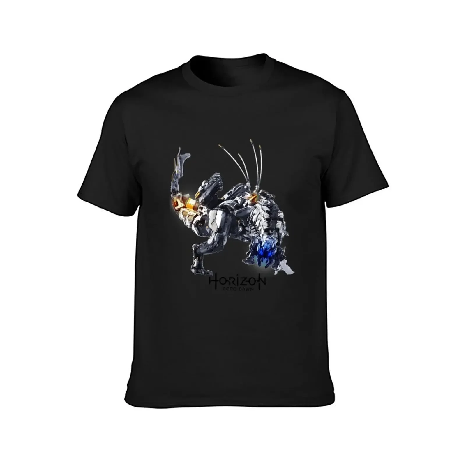 Horizon Zero Dawn digital art T-Shirt customizeds graphic t shirt vintage basketball graphic tees t shirts men