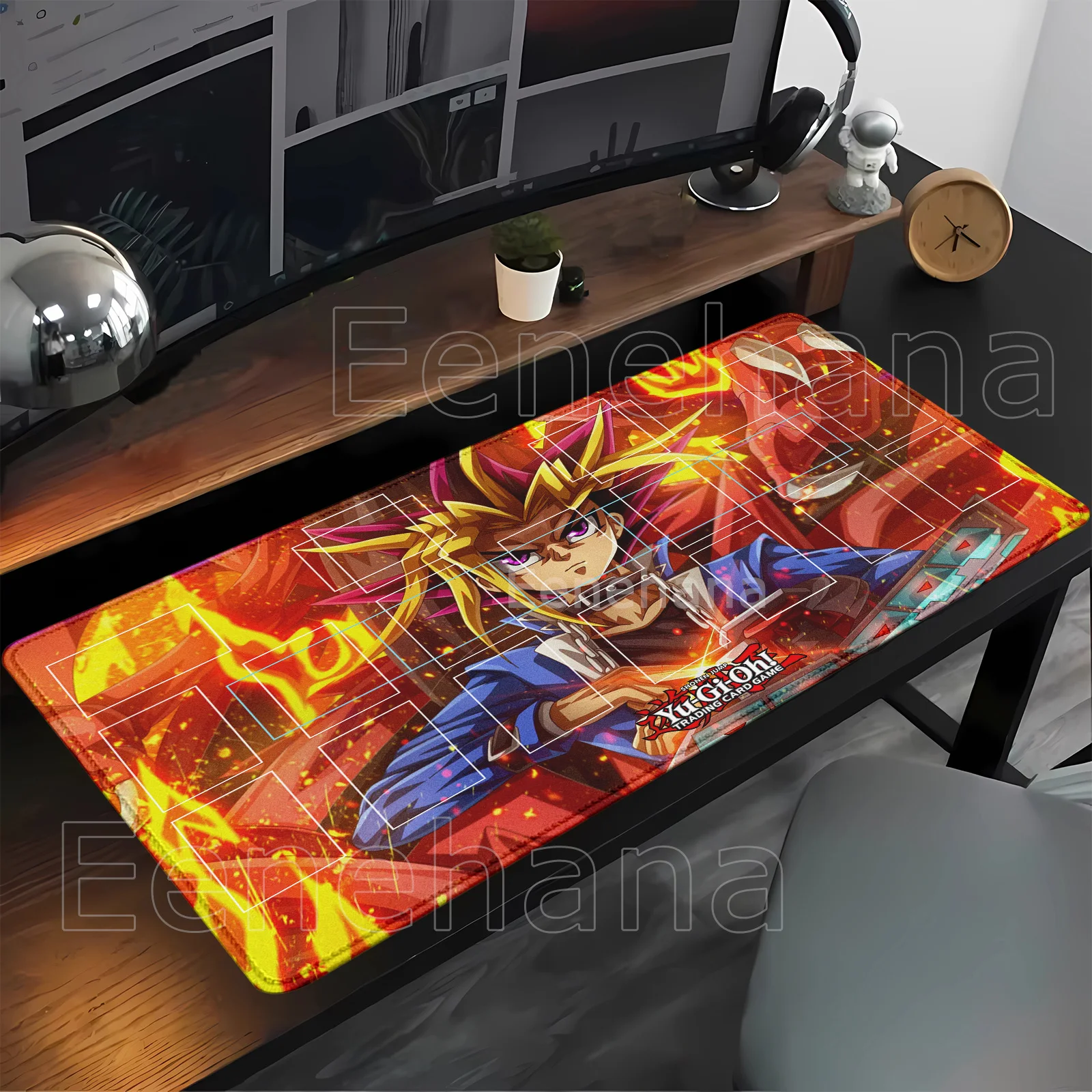 playmat Yu-Gi-Oh! Mouse Pad Card Desk Mat 600x350mm Stitched Edge Board Game HD Printing Accessorie Trading Card Gaming Desk Mat