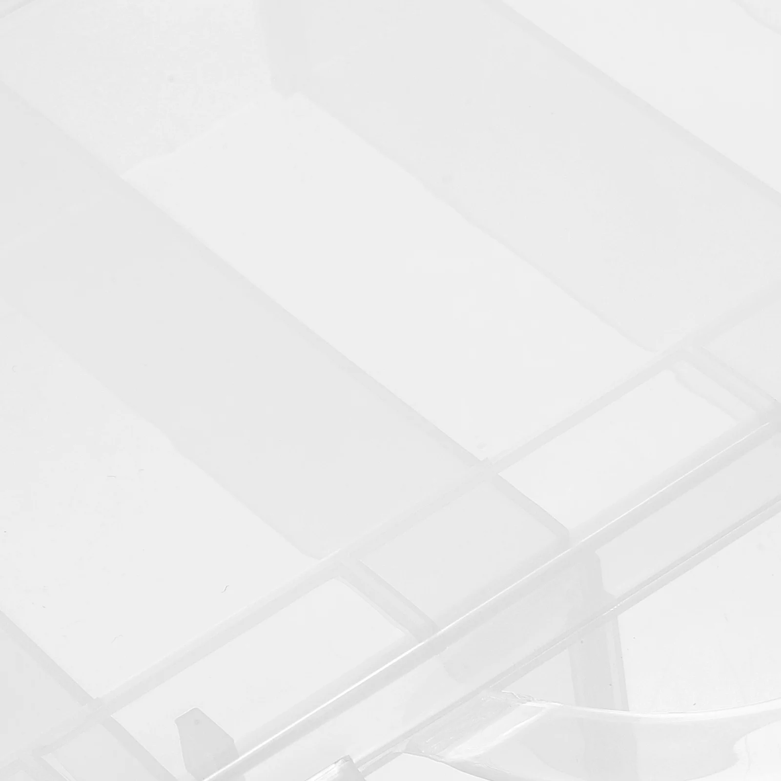 

Small Organizer Box Multi-Purpose Mini Storage Bin Clear Compact Case for Jewelry Medicine Ear Backs Ring Earring Collection