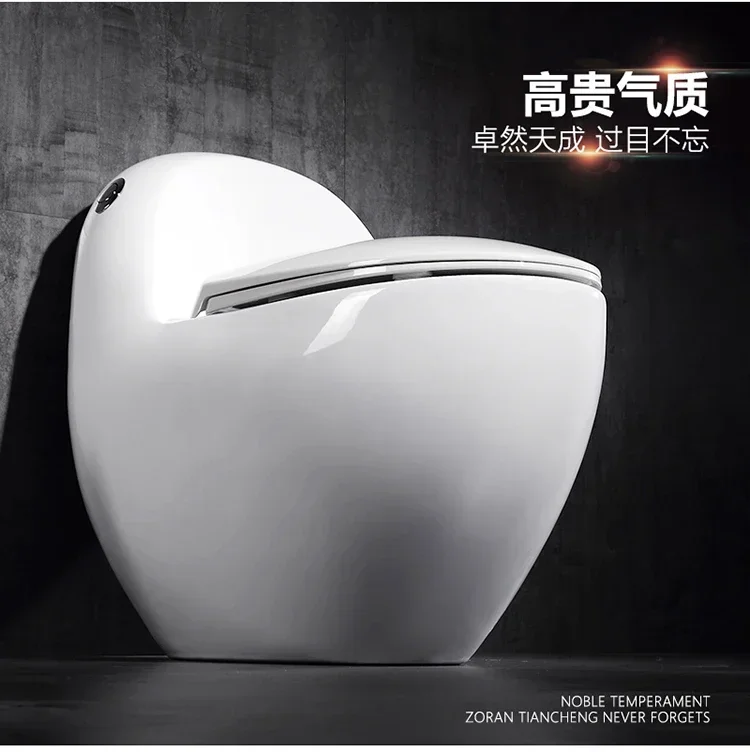 Ciottolo Toilette creativa personalizzata di grandi dimensioni Toilette per uova ordinaria Toilette a sifone per risparmiare acqua