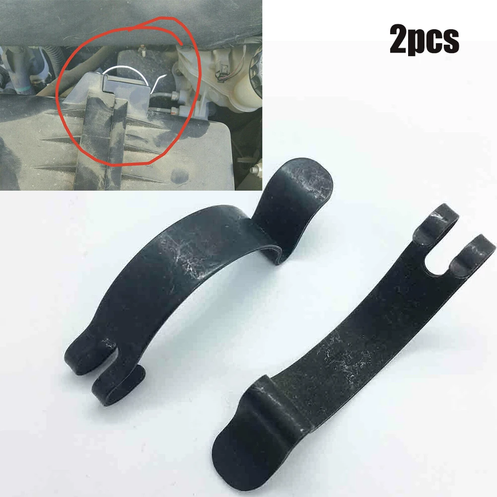2PCS Car Air Filter Housing Box Spring Clip Clamp Metal Fasteners For Mazda Honda Toyota Ford VWNissan Kia