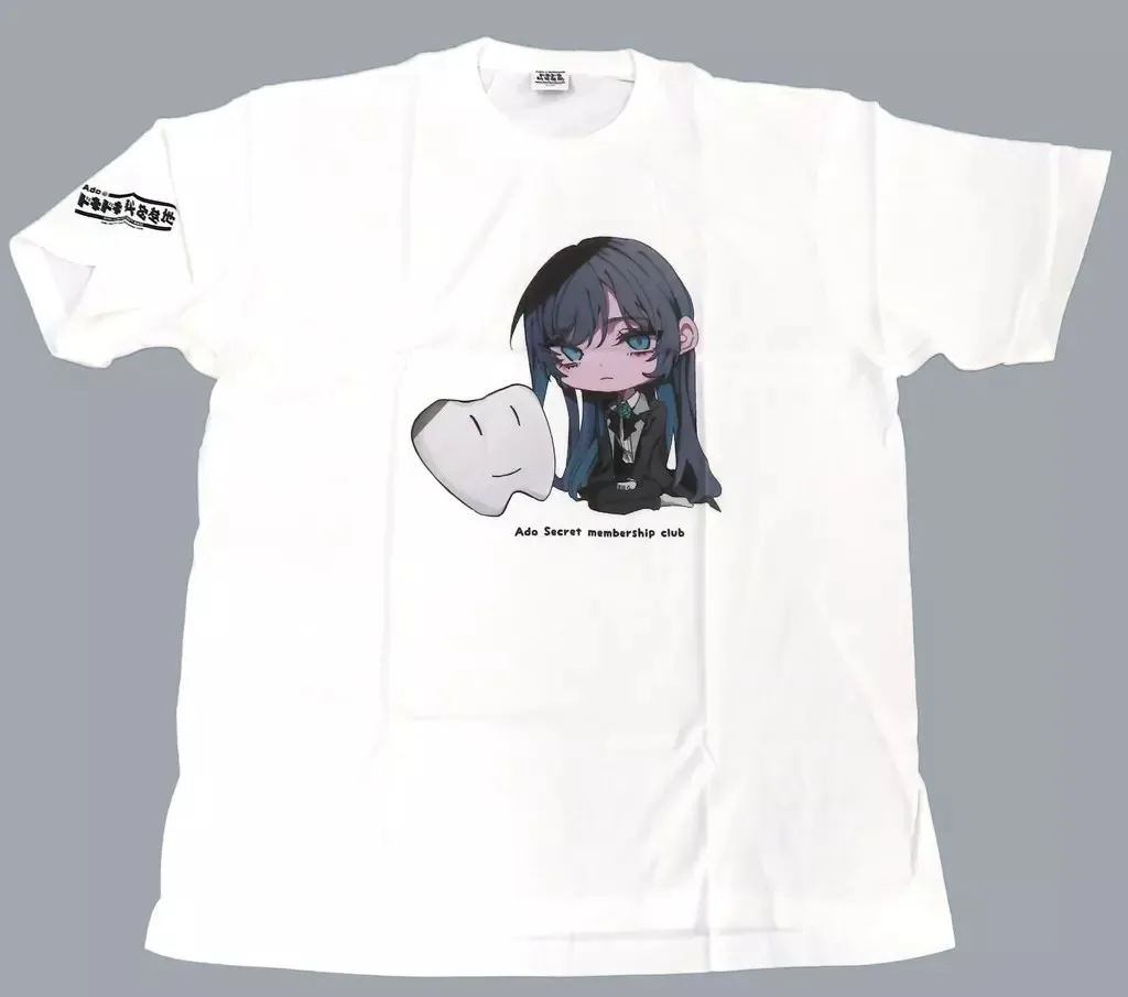 

T-SHIRT ADO ADO'S DOKIDOKI SECRET BASE OFFICIAL VER.3 WHITE XL SIZE SPECIAL LIVE Men's Shirts Graphic Tee