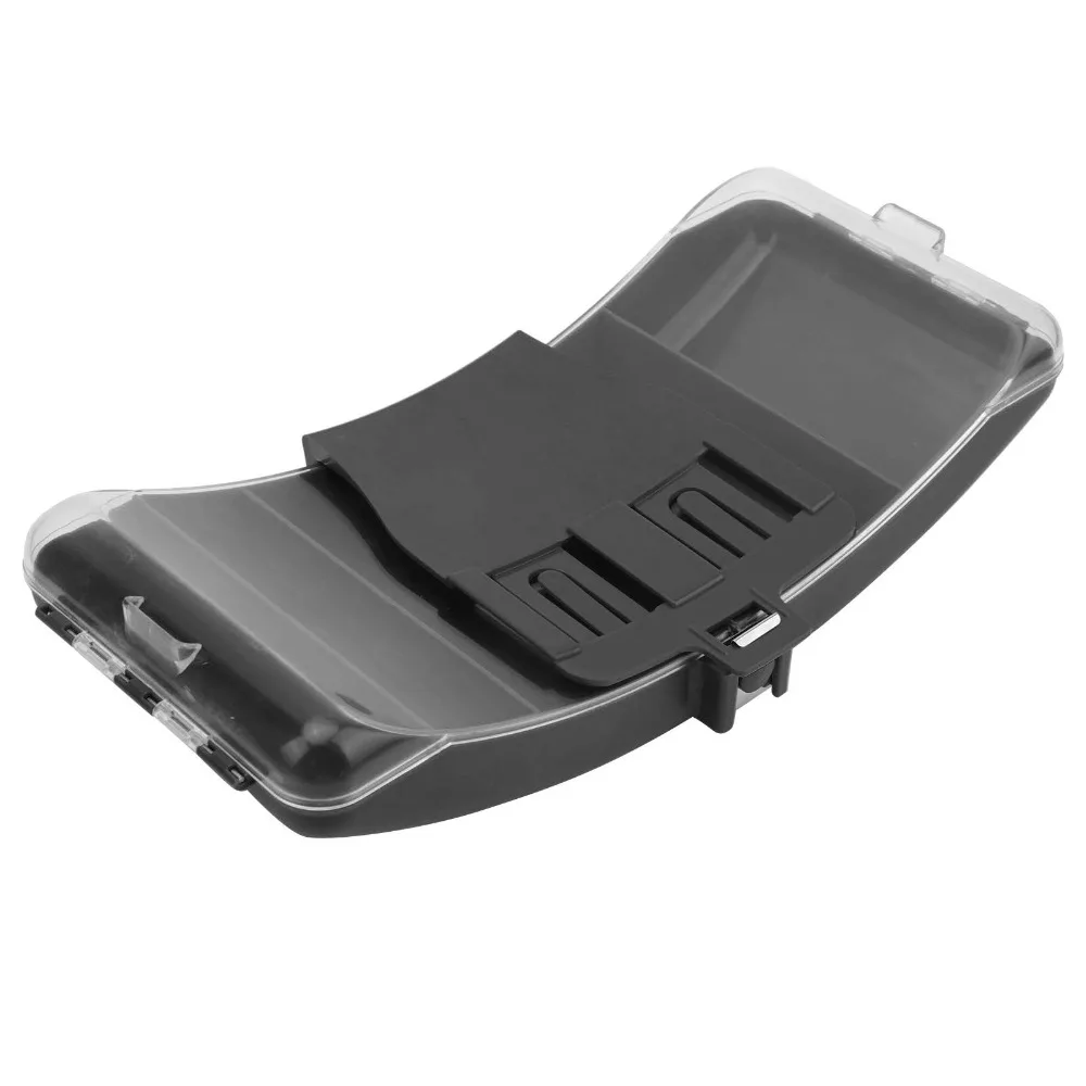 

Portable With Belt Waist Fishing Box Black Lightweight Fishing Tackle Box Plastic Fishing Tackle Storage Box Fishing Accessories