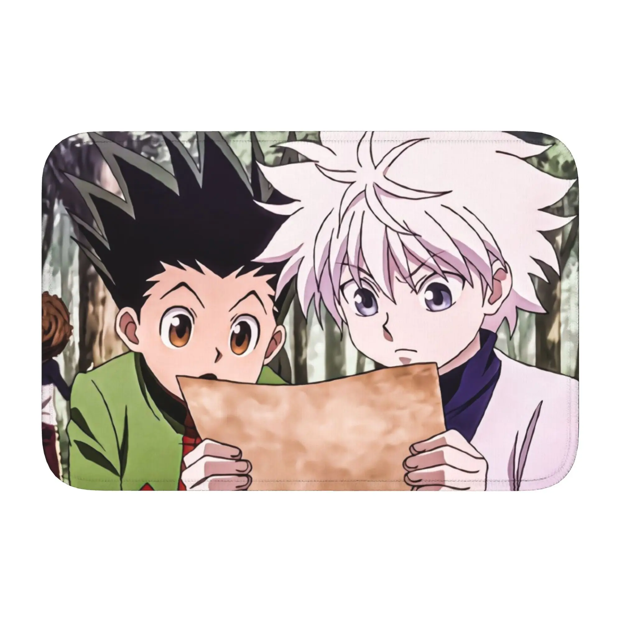 

Custom HXH Anime Front Door Floor Entrance Welcome Mat Outdoor Kitchen Bathroom Doormat Balcony Carpet Rug Footpad