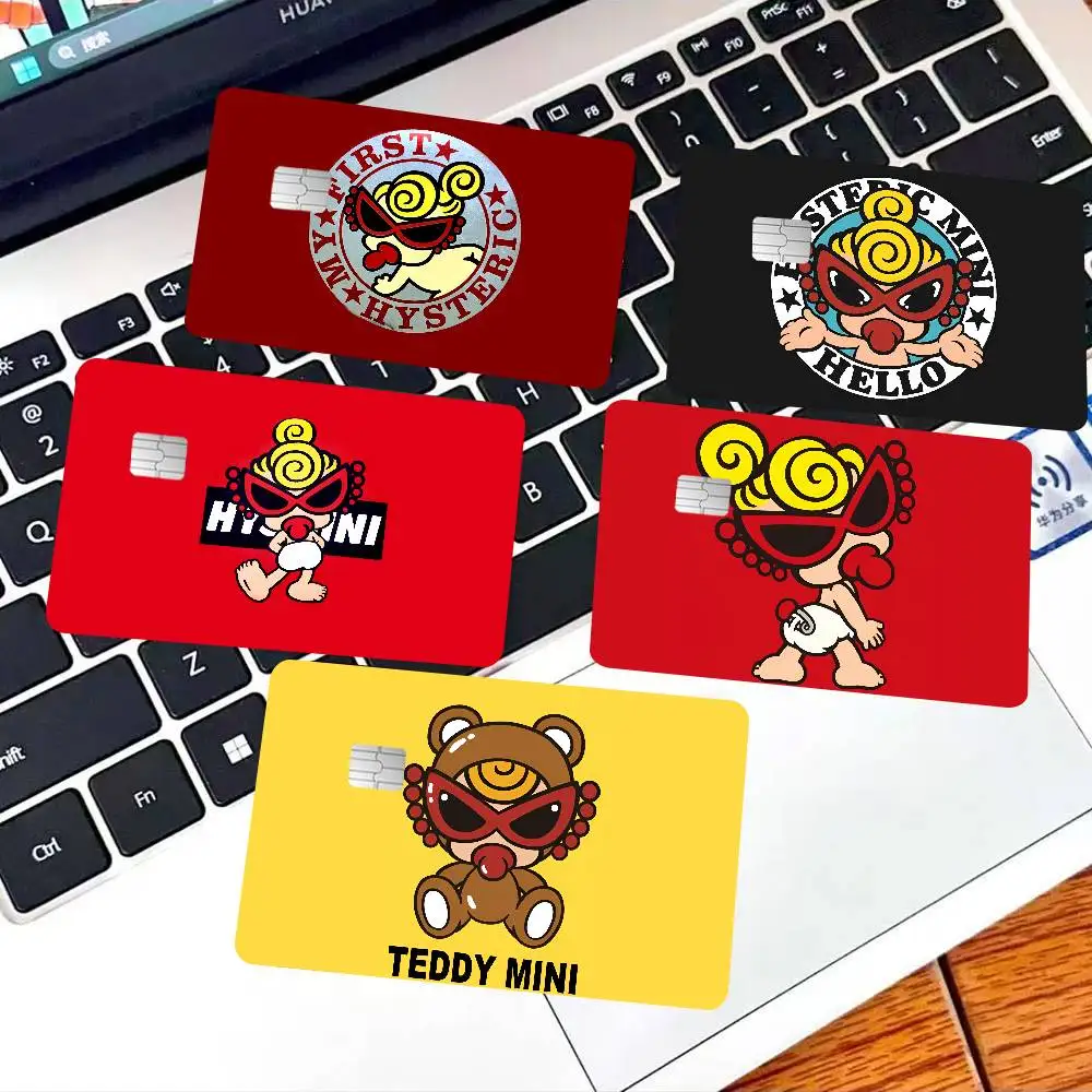 Japan Fashion H-Hysteric M-Mini Anime Cartoon Sticker Film Skin for Credit Card Debit Bank Bus Card