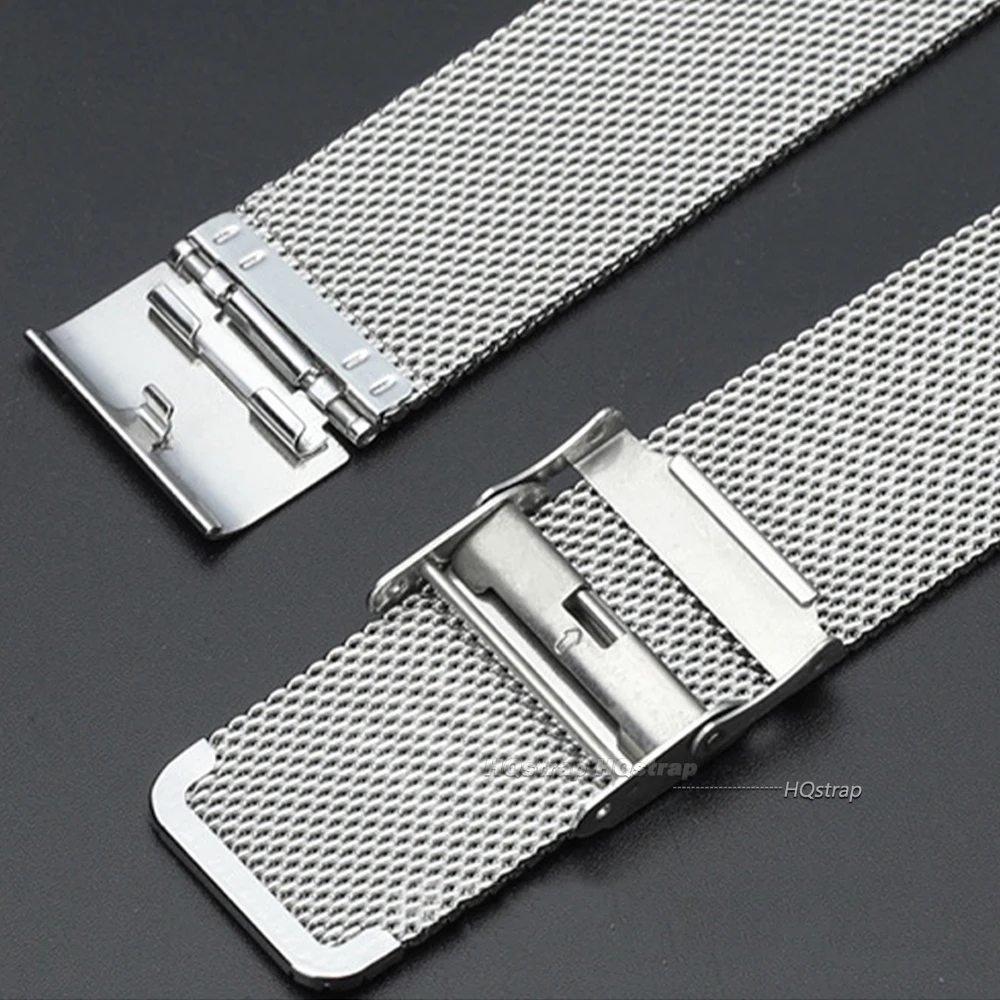 Milanese Loop Bracelet for DW Stainless Steel Quick Release Watchband for Omega Mesh Wrist Strap 12 14 16 17 18 19 20 21 22 24mm