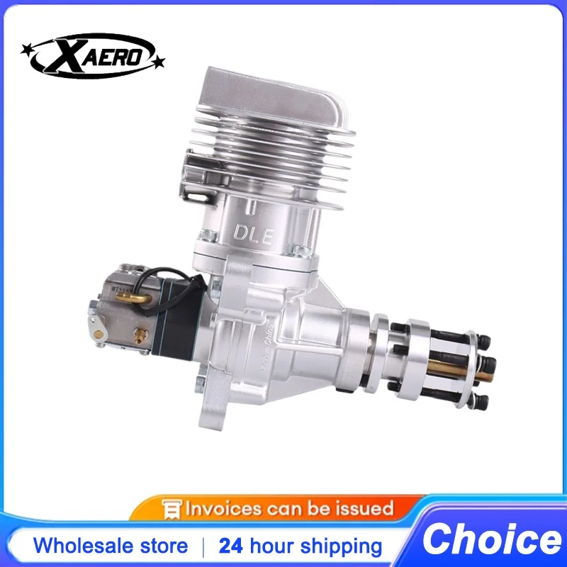 

DLE55RA 55CC Gas Engine for RC Airplane with Walbro Carburetor & Side Exhaust