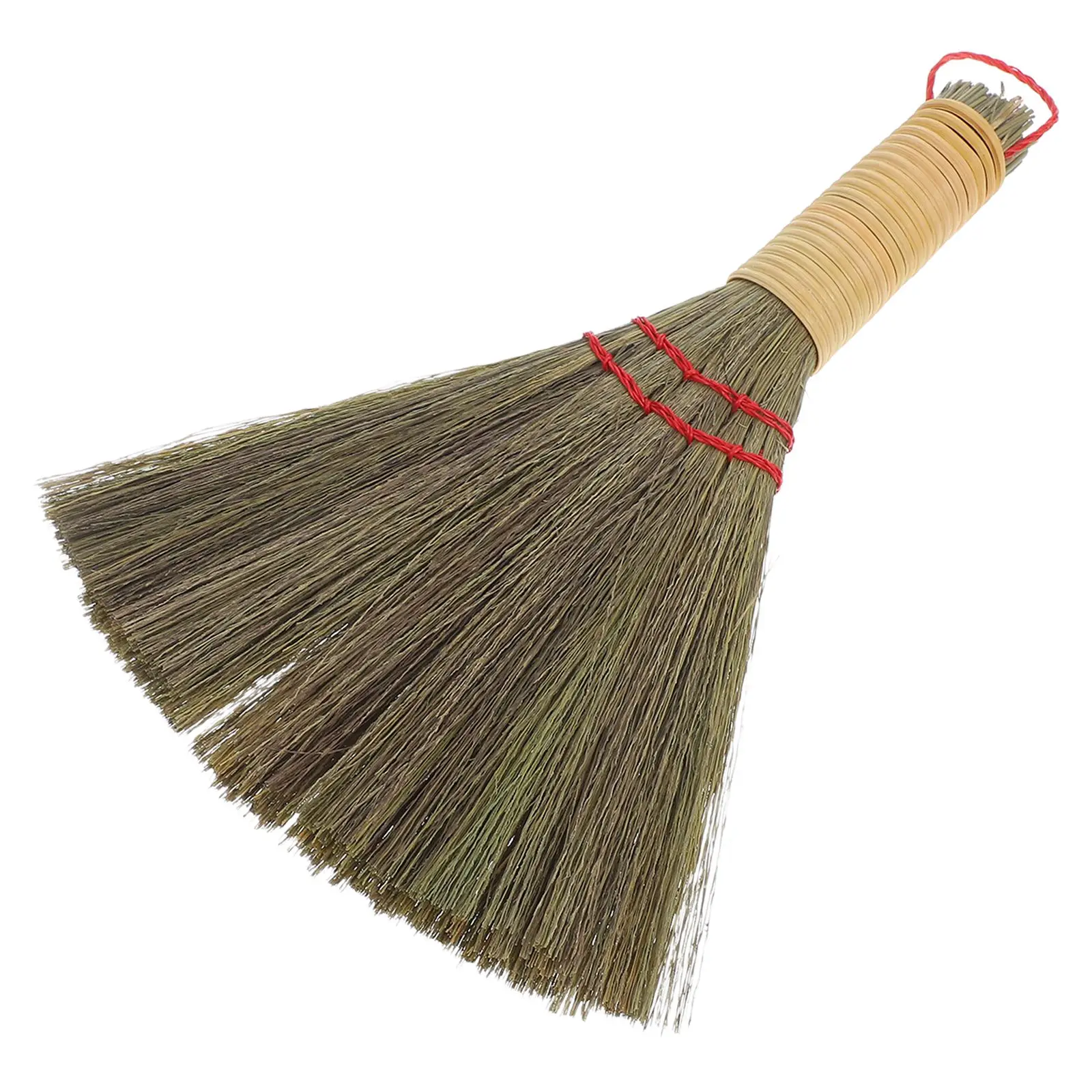 

Small Broom Witch Head Hand Outdoor Asian Cleaning Brush Miscanthus Whisk Duster