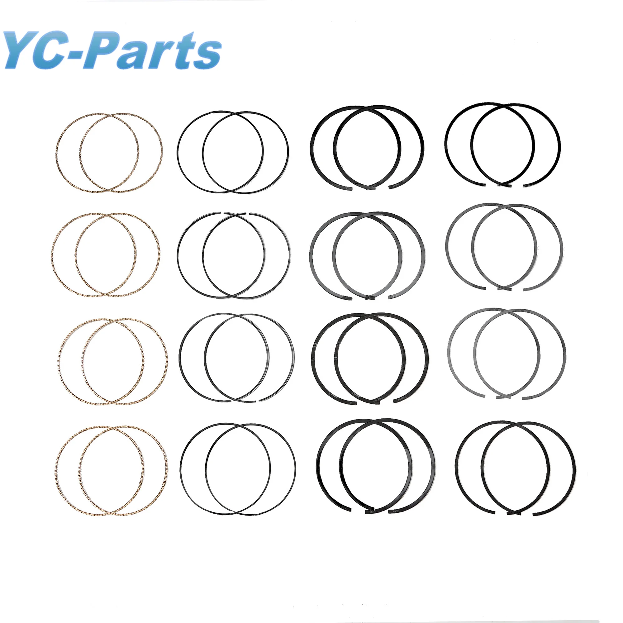 

11257649927 S63B44B 4.4L V8 Engine 89mm Piston Ring Set for BMW 5 (F10) 550 i xDrive Gran Turismo 6 7 8 Coupe (F13) M6 X5 X6