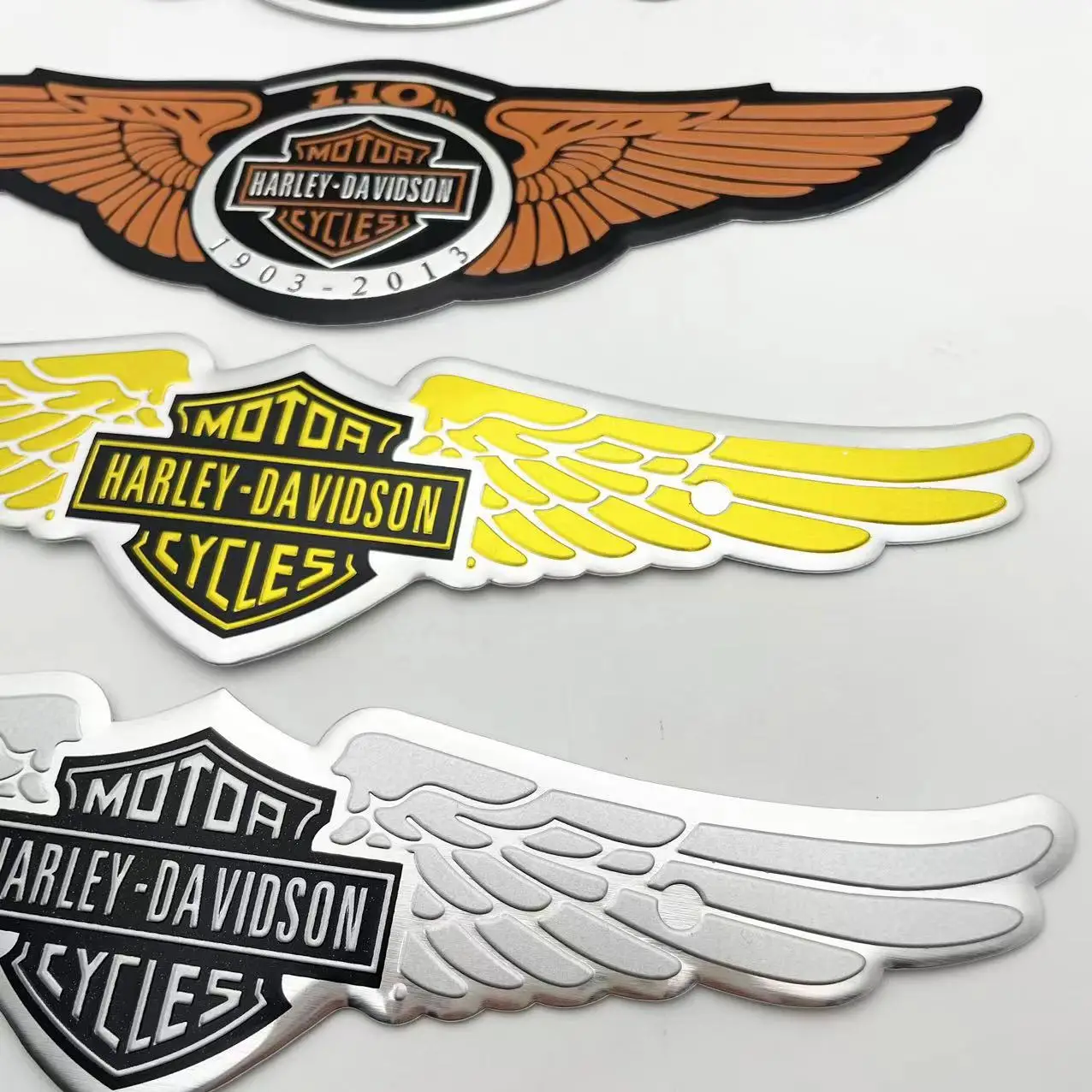 For Harley Davidson Electra Glide Ultra Classic PA1250 114 Skull Pattern Motorcycle Products Decals Rear Sticker Accessory view 3