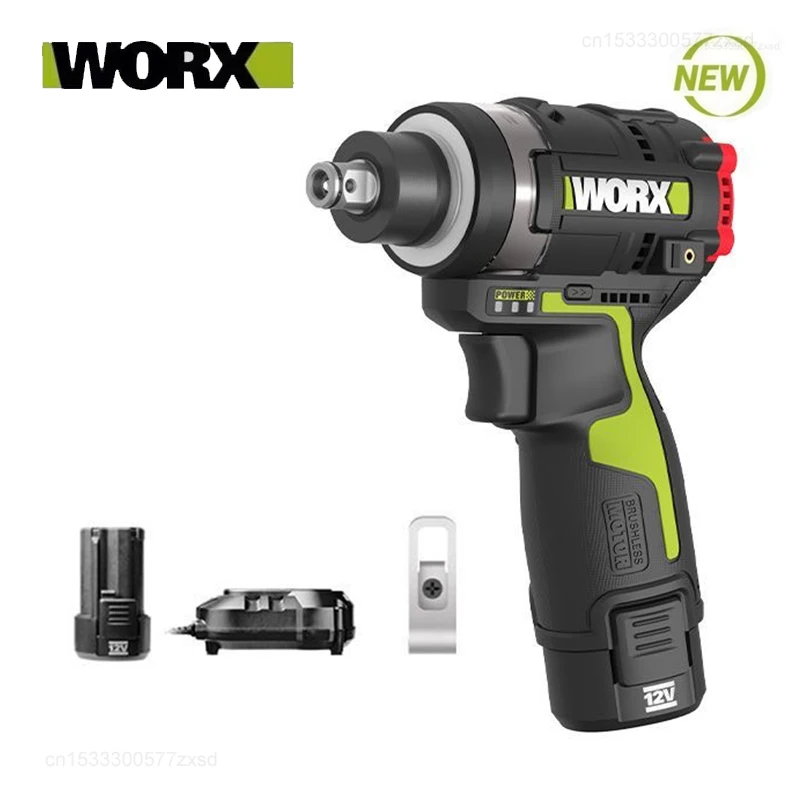 

WORX WU132T Impact Wrench Screwdriver Brushless Electric Screwdriver Drill Metalworking Smart Cutch High Torque Professional