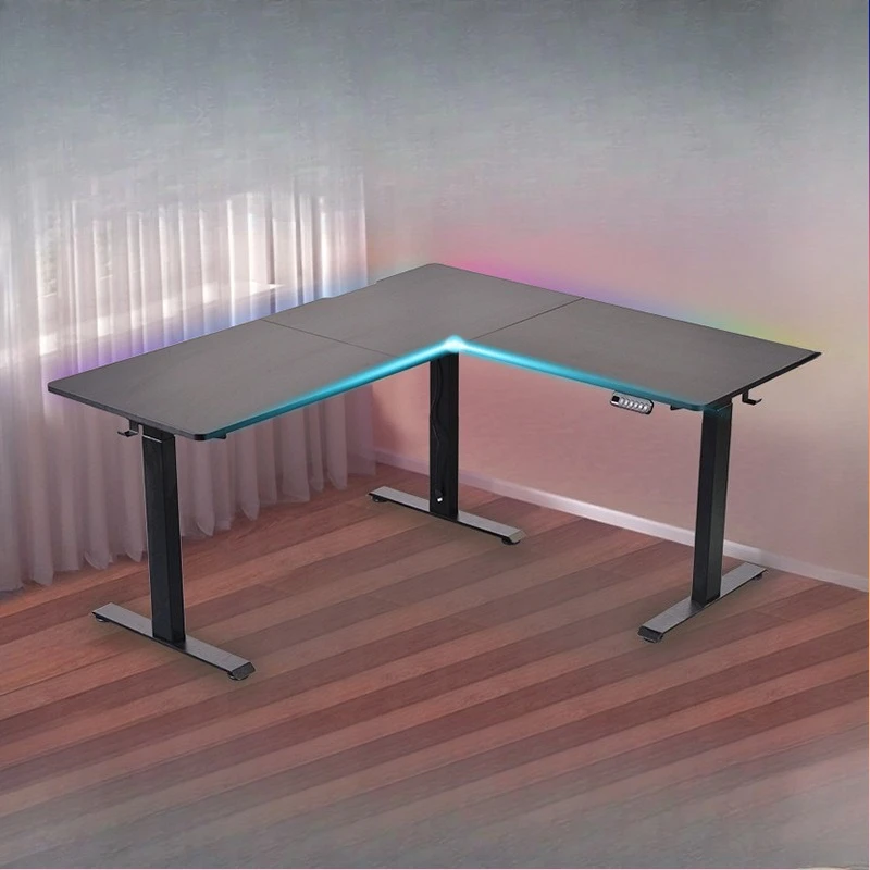 

Corner Desk L-type Electric Lifting Table Desktop Home Corner Bedroom Black Myth Wukong E-sports Table Smart