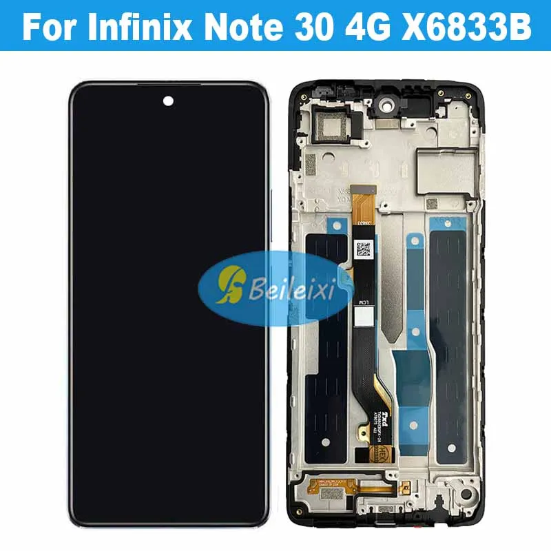 For Infinix Note 30 4G X6833B LCD Display Touch Screen Digitizer Assembly Replacement Parts