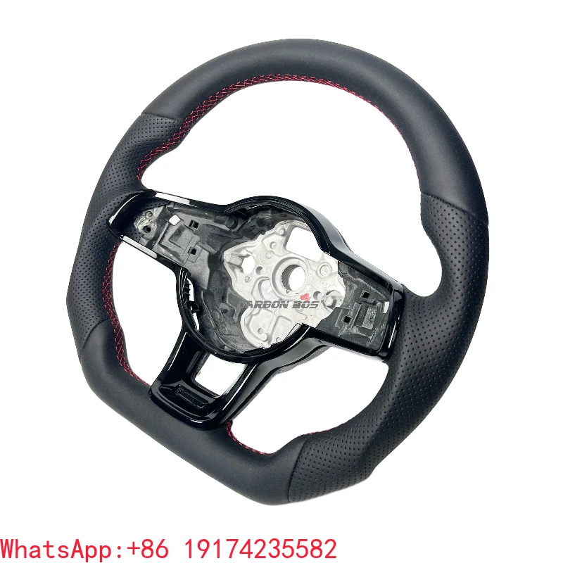 

ForFactory Customization for Polo Golf Passat MK7 Mk6 Old Model Upgrade Led alcantara Carbon Fiber Car Steering Whee