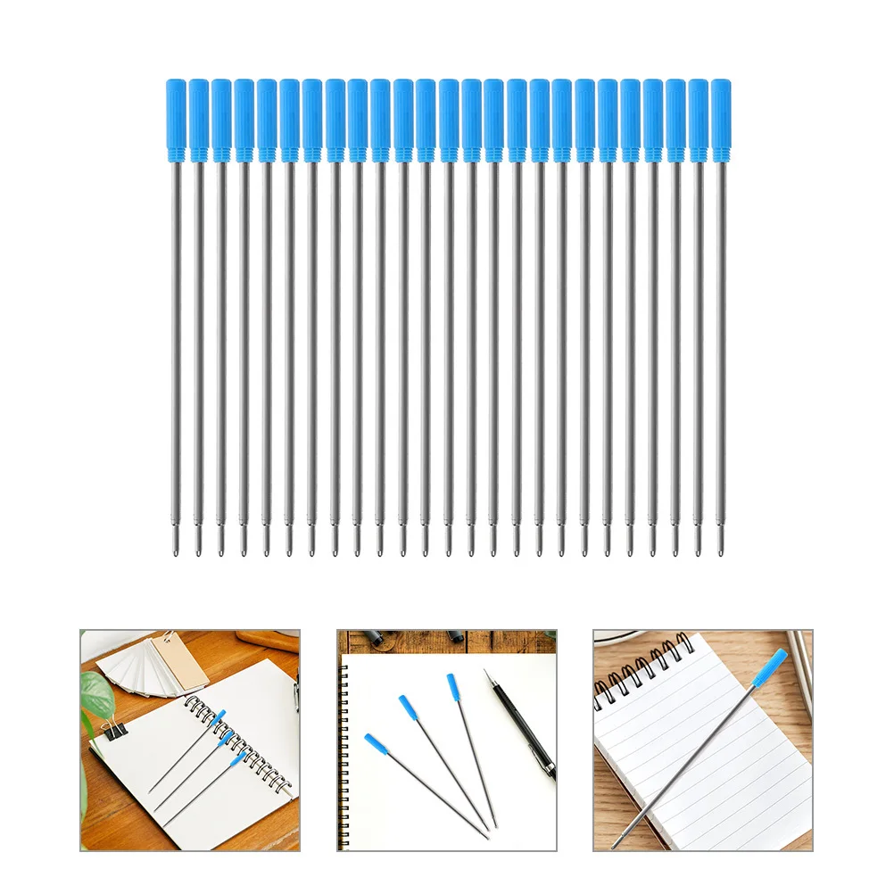 

25Pcs Gel Pen Refills Neutral Ink Smooth Writing Fine Point Replacement Refills Creative Office School Stationery