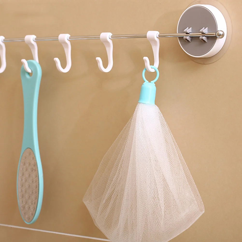 6pcs Bubble Mesh Bags Foaming Net Pouches Bath Exfoliating Enhancing Mesh Soap Holder Reusable Soap Saver Shower Gift