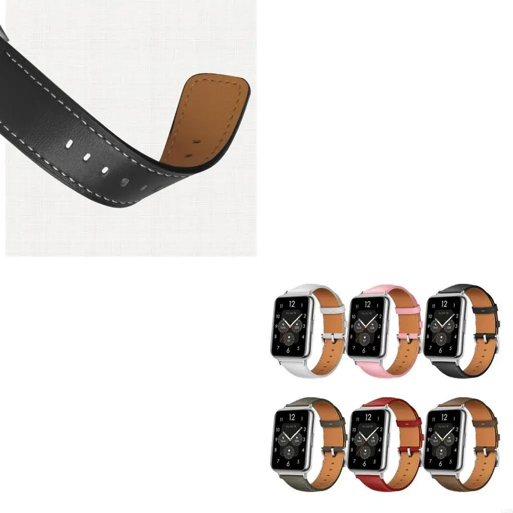 Кожаный ленточный ремень для Huaweiwatch Fit 2 Wwatch Bracelet Bracelet Loop Breail