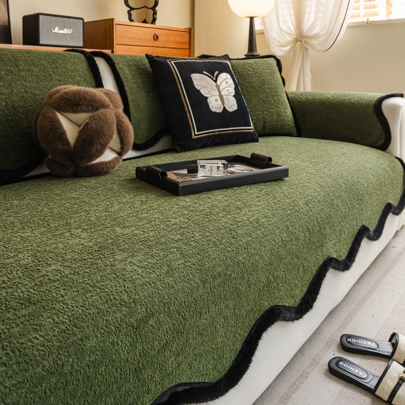 Chenier advanced sense special-shaped irregular sofa cushion four-season universal sofa cover
