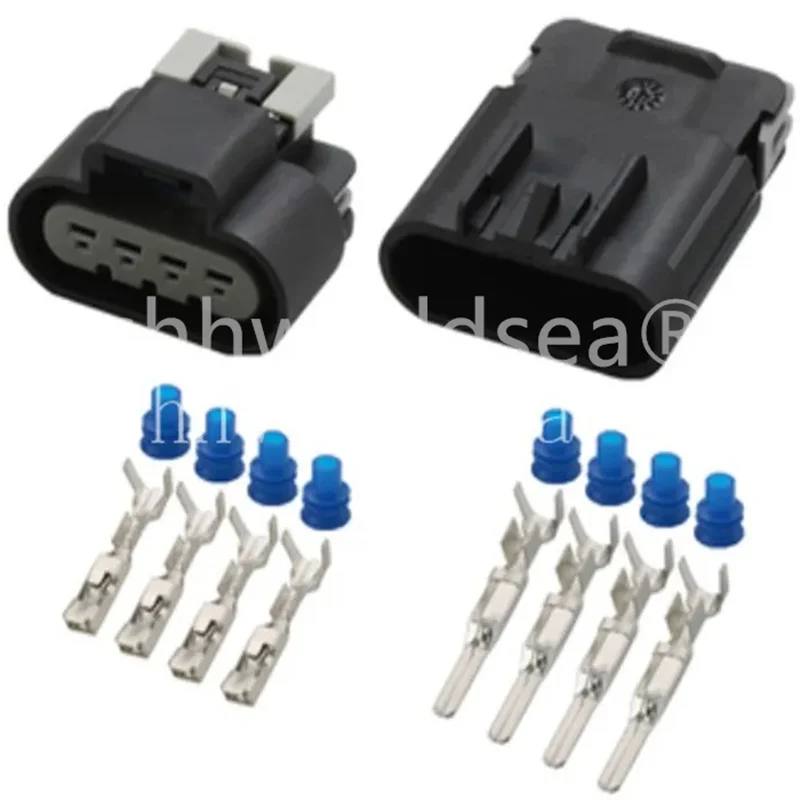 

1 комплект, 4-контактный 2,8 мм, мужской и женский водонепроницаемый топливный электрический бензиновый насос, автоматический разъем для Buick 15326633 15326631