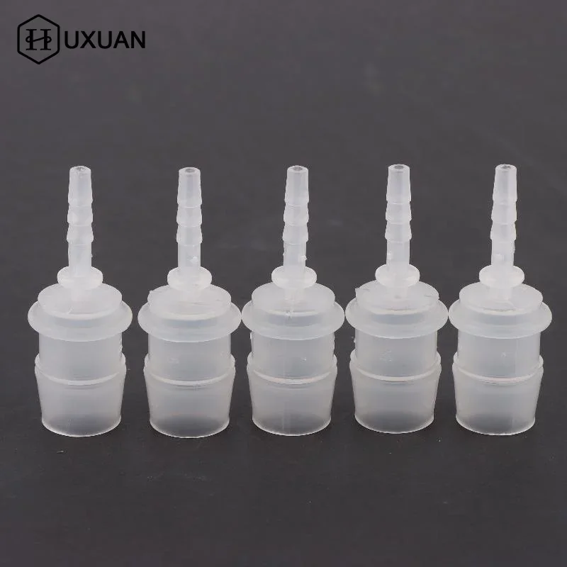 

5 шт. пластиковый гибкий шланг с двусторонней головкой, переходник, фитинг-адаптер для ремонта водопроводных труб, садовый аквариум, лаборатория