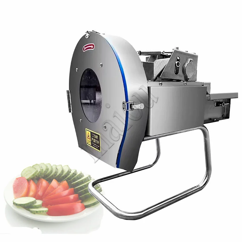 

Double Speed CNC Vegetable Cutting Machine Commercial Electric Food Processor Potato Chips Carrot Slicer Restaurant