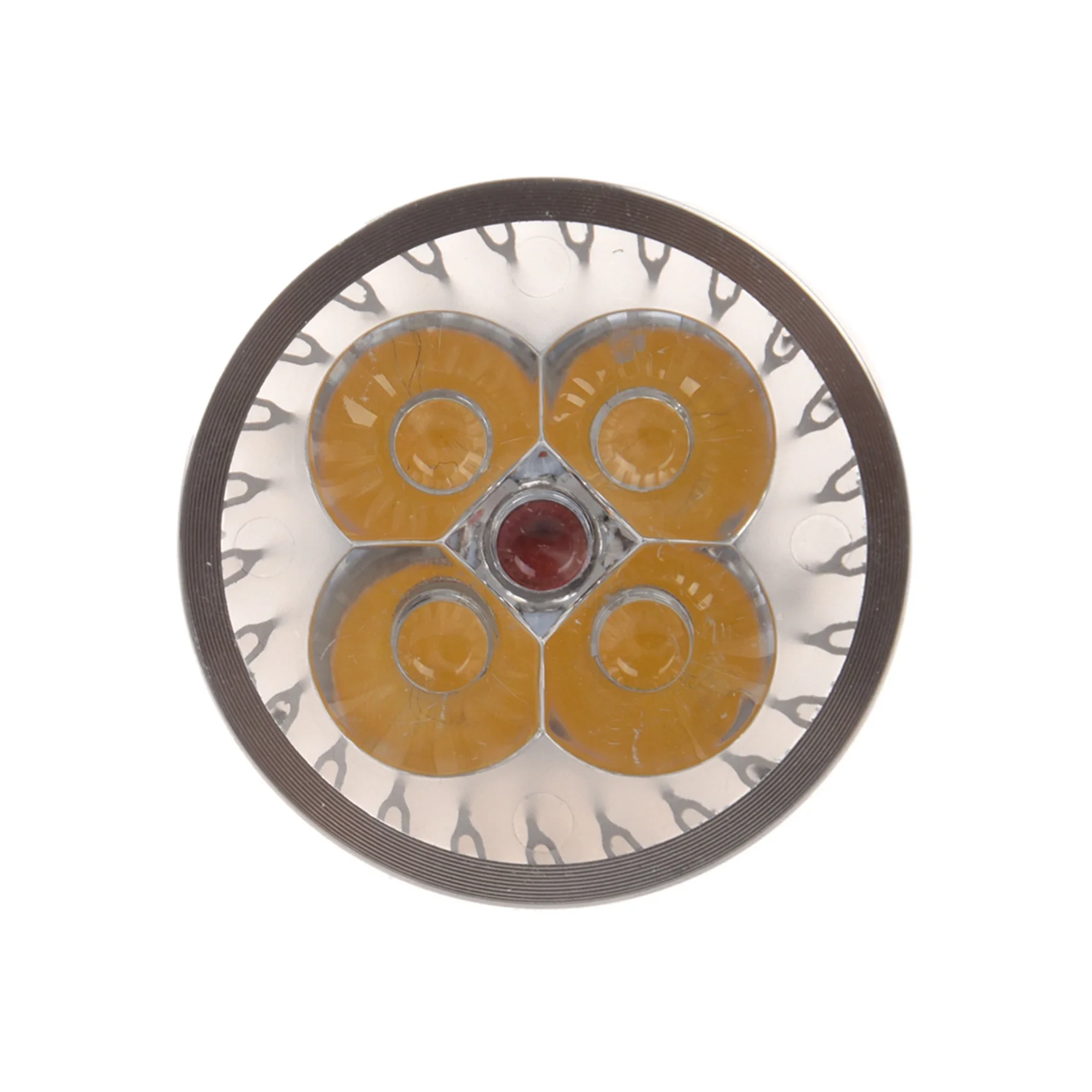 

ABUP-3Pcs 4 X 1 Вт GU5.3 MR16 12 В теплый белый светодиодный светильник, лампа-прожектор