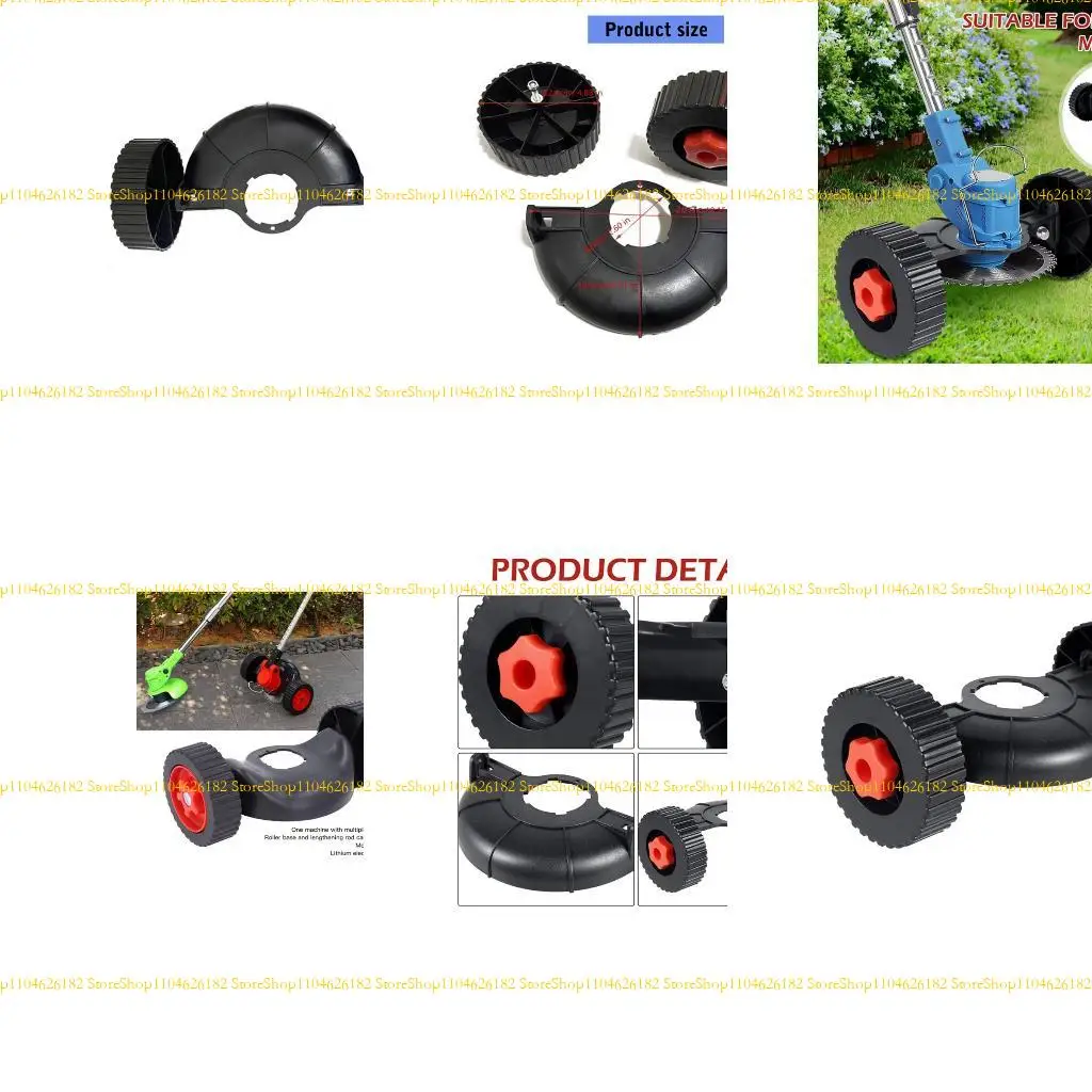 

Q2Q4 Multipurpose Lawn Equipment Support Caster Stabilizer Wheel Plastic Construction