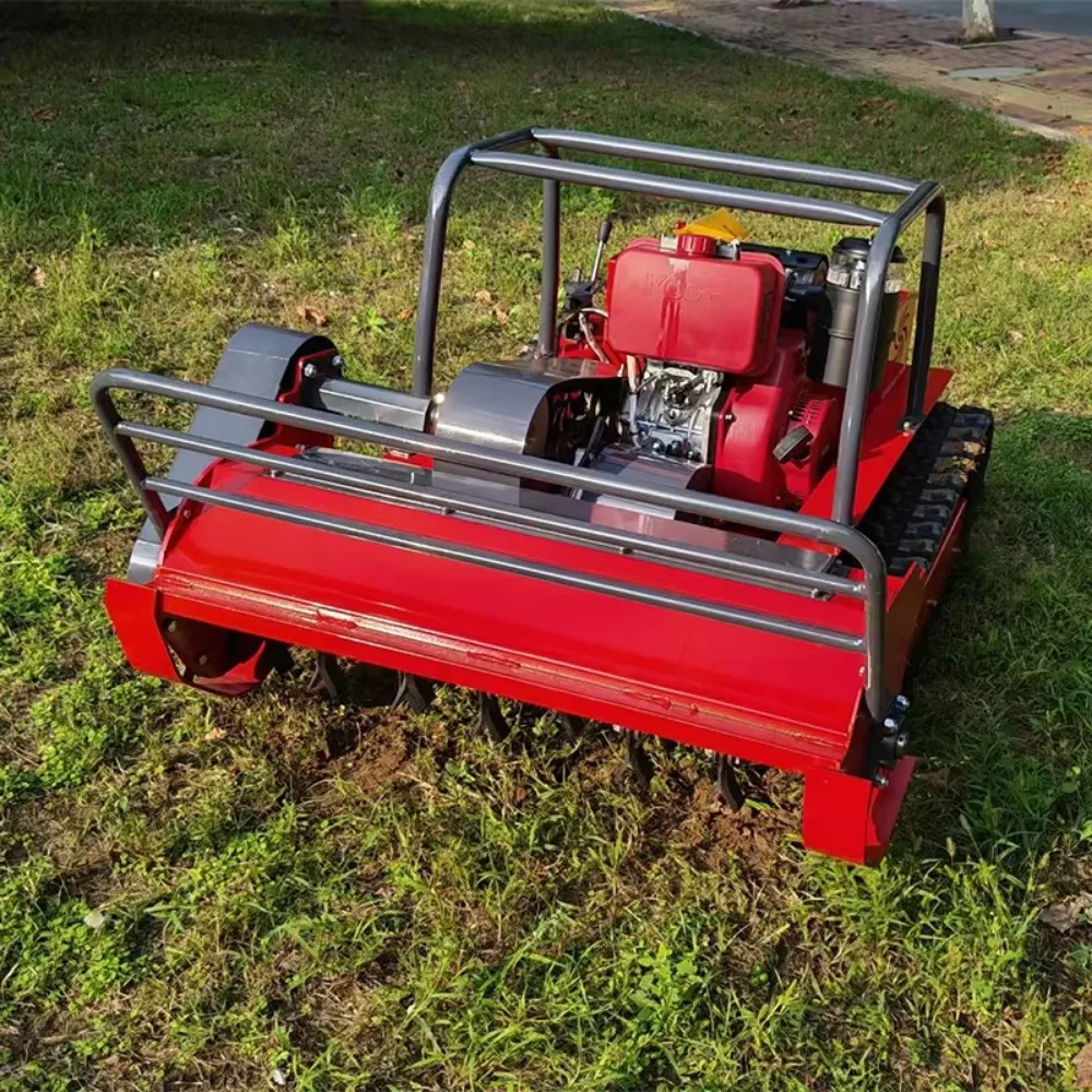 Remote Control 4-Stroke DIY Lawn Mower Cordless Self Propelled with Spare Parts Start & Stop Features 531cc