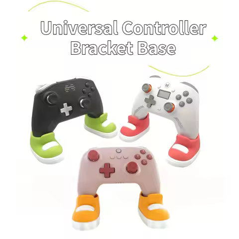 for PS5/PS4/Switch Pro/Xbox Elite/Xbox/Xbox 360 Dual Layer Game Console Handle Universal Bracket Shoe-shaped Home Decoration