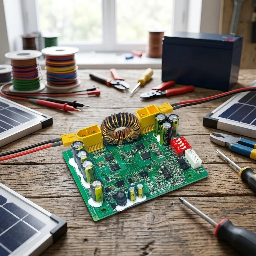 100W For MPPT Solar Controller  For Bare Board 10A Photovoltaic Cell Controller For Various Photovoltaic Systems