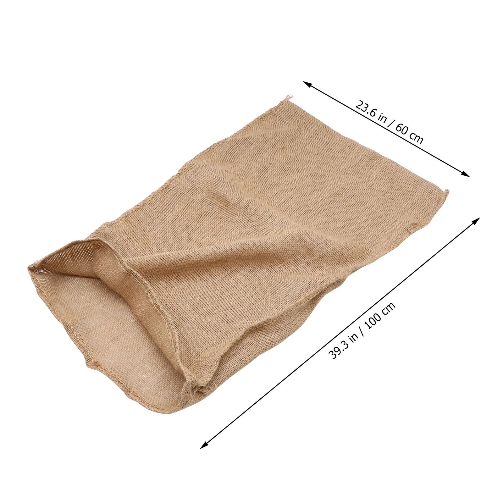 1pc Große Sackleinen Kartoffel Sack Multifunktionale Wachsen Tasche Garten Lagerung Jute Sand Tasche Flut Schutz Rennen Party spiel Taschen