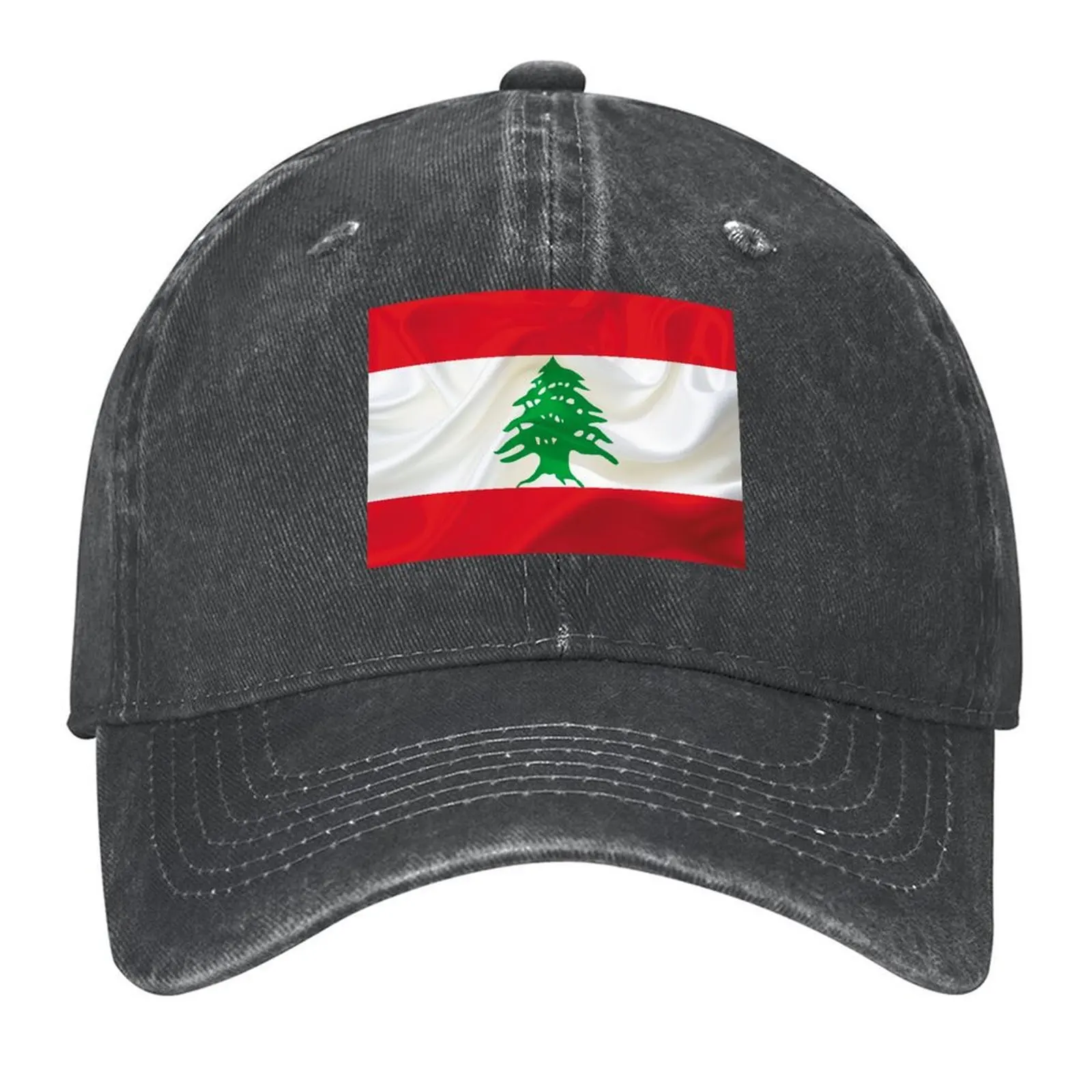 

lebanon flag mask Baseball Cap Ball Cap Beach fishing hat Horse Hat Ladies Men's