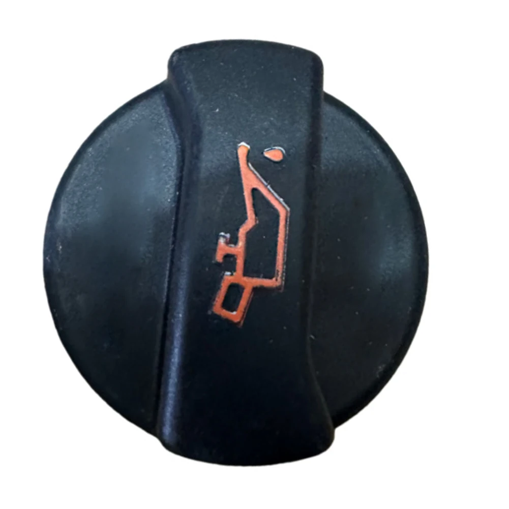 Oil Cap Replacement Black Oil Filler Cap Lightweight ABS Construction Quick Installation Replacement Part For Skoda