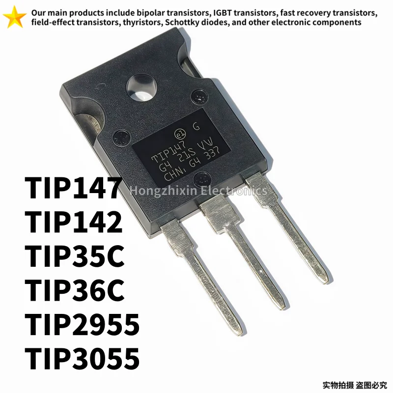 

10PCS 100% quality TIP3055 3055 TIP2955 2955 TIP35C 35C TIP36C 36C TIP142 142 TIP147 147 TO-247 power transistor
