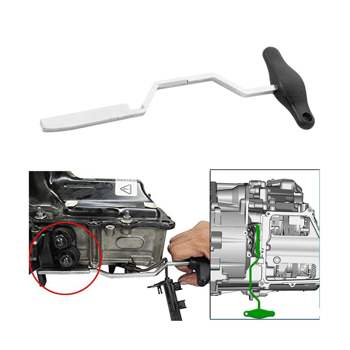 علبة التروس الجمعية أداة رافعة لأودي ، التحول المباشر ، DSG ، 7 سرعة ، T10407 ، 1 قطعة