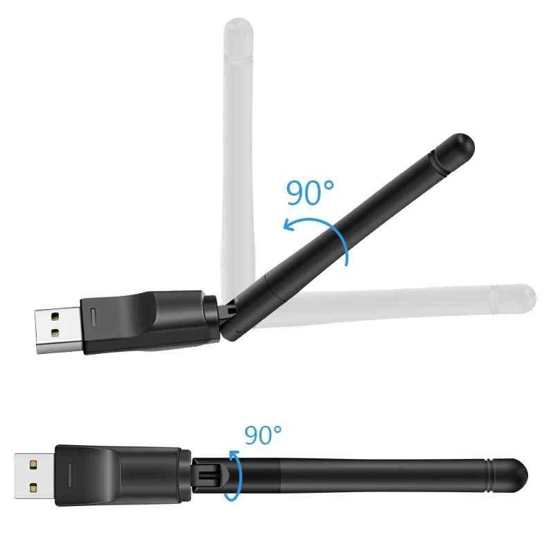 MT7601 Mini USB WiFi Adapter RTL8188 Wireless Network Card 150Mbps  Wi-Fi Receiver Dongle for PC Desktop Laptop 2.4GHz