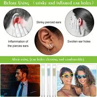 Ear Cleaning Line Set Ear Hole Care Tool Kit Portable Earring Hole Cleaner For Men Women Daily Care To Remove Dirt Eliminates Od 5