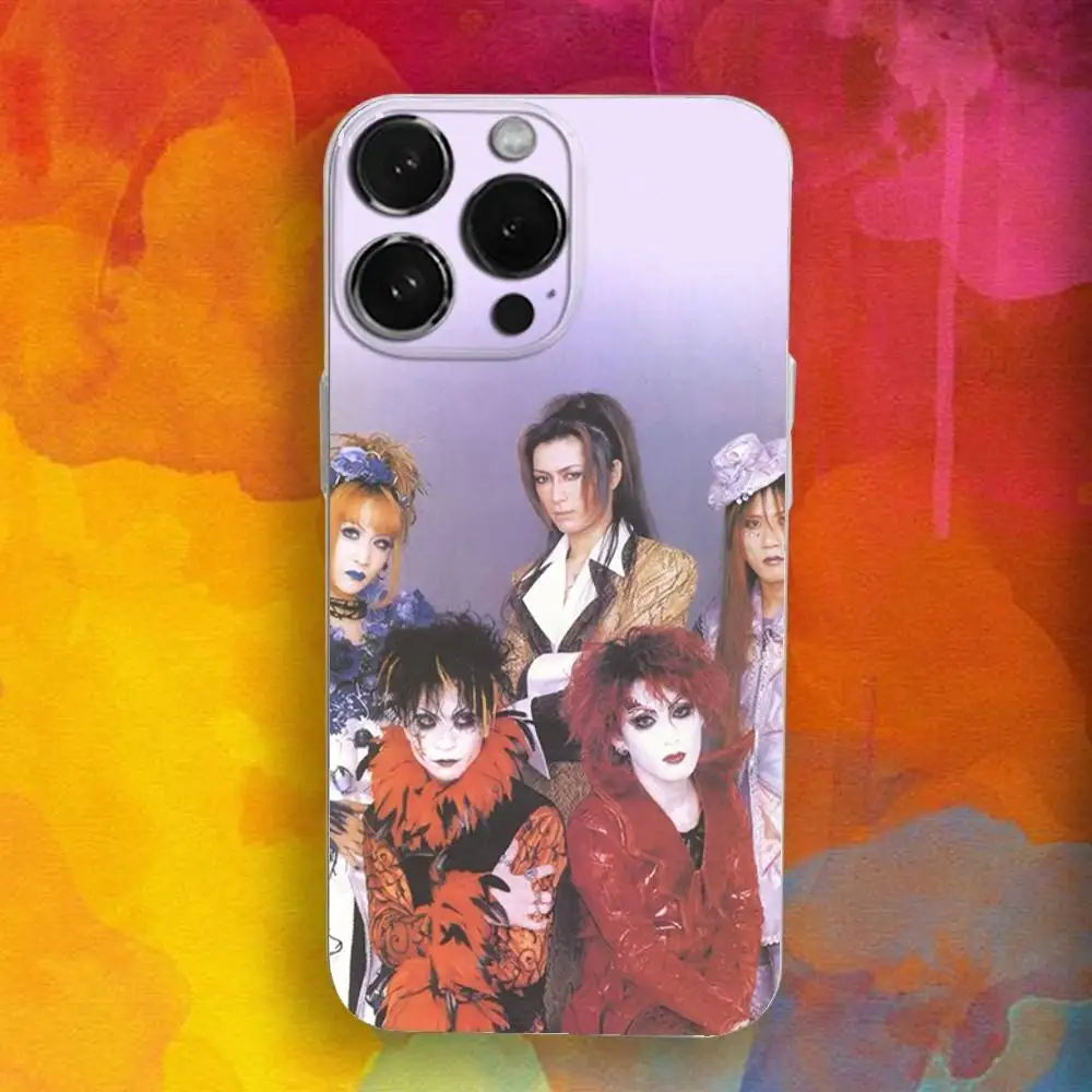 Funda de teléfono Band M-Malices M-Mizers para iPhone 16,se4,15,14,13,12,11 Plus,Pro,Max,XR,XS,X,Plus,SE,Mini funda suave transparente