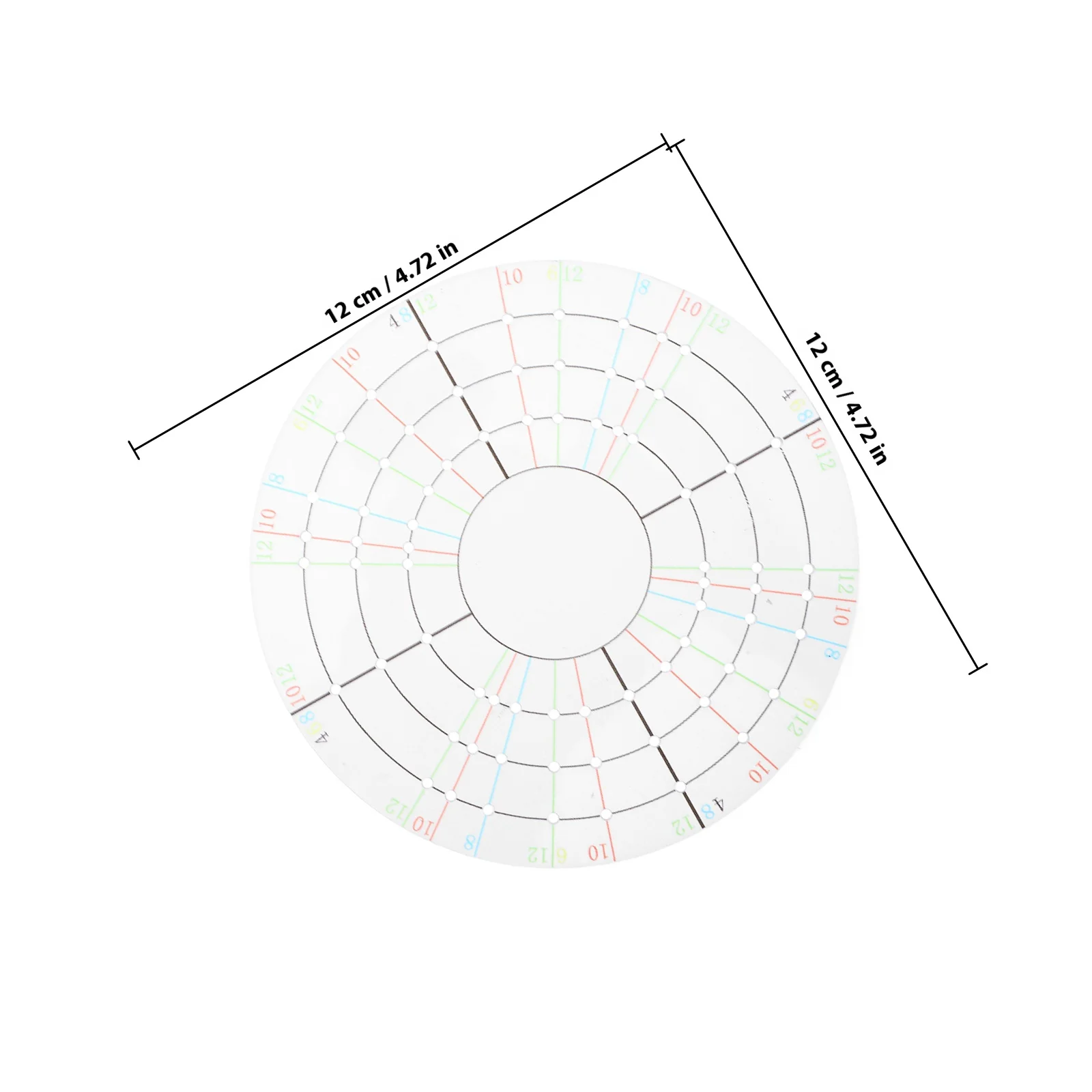 أداة تشذيب الفخار مقسم الطين أكريليك دائري لمشاريع السيراميك الدوارة أداة تشذيب الطين عجلة الفخار