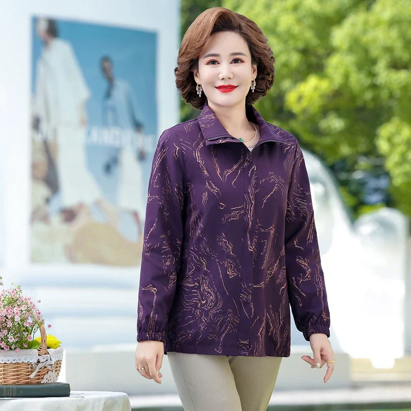 

Женские пальто на подкладке, осенняя новинка, ветровка для мам среднего возраста, короткая куртка, кардиган, женский топ