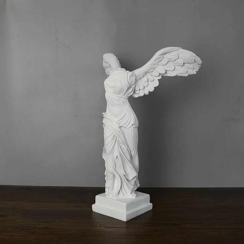 European Goddess of Victory Portrait Sculpture Resin Crafts Domestic Ornaments Model Room Study Decoration