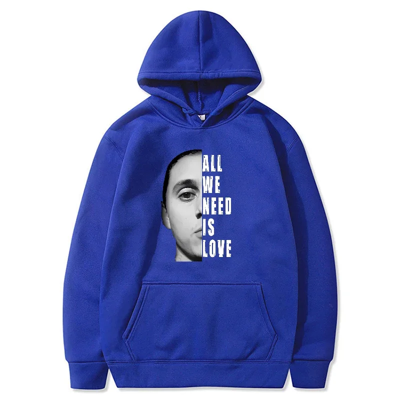 Canserbero All We Need Is Love Hoodies Men Tirone Jose Gonzalez Orama Sweatshirts Casual Harajuku Long Sleeve Pullover Tracksuit